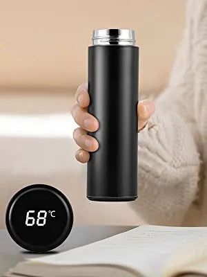 Smart LED Temperature Display Water Bottle – 500ML Stainless Steel Vacuum Thermos (Hot & Cold)